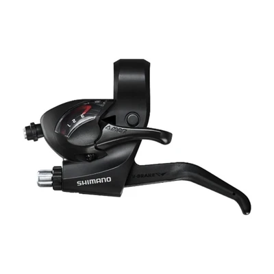 Шифтер/тормозная ручка Shimano Tourney ST-EF41 черный лев 3ск б/уп ASTEF41LBL 1773831871