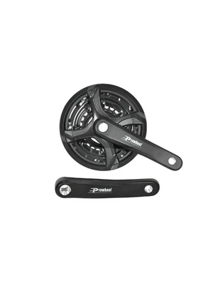 Шатуны (система) PROWHEEL TA-CQ02*24/34/42T*152MM ALLOY CRANK, CHAINLINE:48,5, под квадрат, черный 2014339352