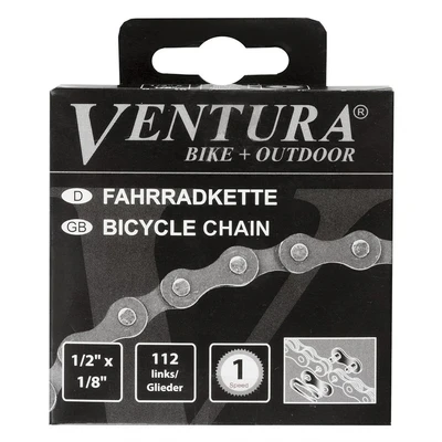 Цепь вело VENTURA 1/2'х1/8' 112 зв. с замком (5-301125) 1056272609