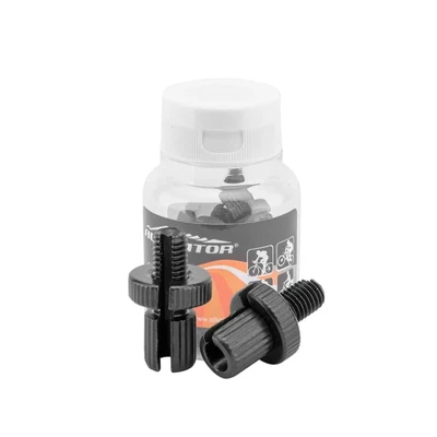 Регулятор натяжения троса тормоза Alligator LY-LPS02 резьба М7 х16мм (черн) (упак. 15 шт)/530007 312812205