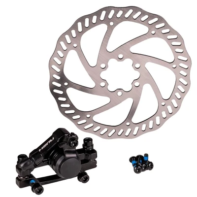 Комплект дискового тормоза RUSH (RADIUS) (машинка+диск 160 mm+болты) 140/160mm/3122613-23 1943812534