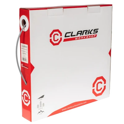 Оболочка троса перекл. CLARKS IGOC4DB, MTB/Road 4мм белая б/загл. (30м) (3-312) 1450429426