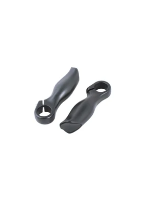 Рога на руль MD-HF21 90mm black, анатомические, алюминий, черные 566503299
