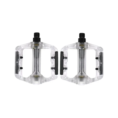 Педали FEIMIN FP-801clear ,110x100 мм, BMX ,стальная ось,подшипник, прозрачные (H000010702) 1973882791