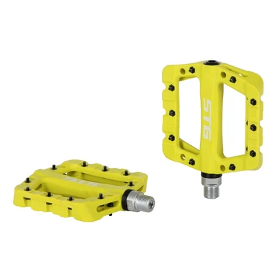 Педали STG BC-PD227 пласт., на пром подшип. светло-зеленые Х95425 2058324061