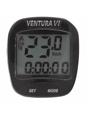 Велокомпьютер VENTURA VI, 6 функций, черный (5-244530) 1974958619