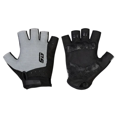 Велоперчатки STG Fit Skin, серый/черный 1406132473
