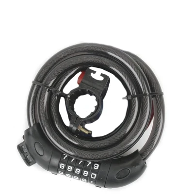 Замок противоугонный Saiguan ZX2217 12x1500 мм, 12 мм, кодовый, черный RLKZX2217001 330880688