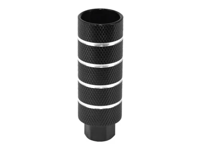 Пеги BMX CHISMAN CM-D18 38х110мм 3/8*26T,насечка, алюм.сплав 6061 черный\серебристый 1630880606