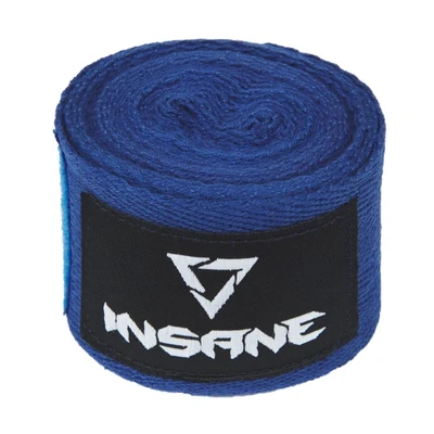 Бинт боксерский INSANE CRUSHER IN24-HW600, хлопок, синий, 3,5 м 1596607212