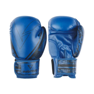 Перчатки боксерские INSANE ODIN IN22-BG200, ПУ, синий, 12 oz 83173133