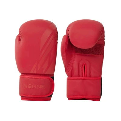 Перчатки боксерские INSANE ORO IN23-BG400, ПУ, красный, 8 oz 395879185