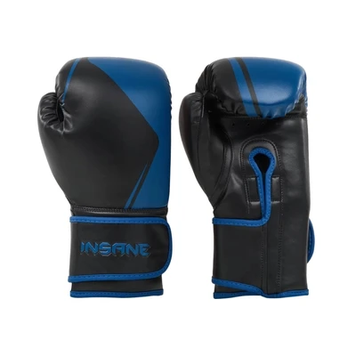Перчатки боксерские INSANE MONTU IN23-BG500, ПУ, синий, 10 oz 630169498