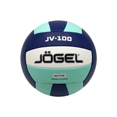 Мяч волейбольный Jogel JV-100, синий/мятный (BC23) 1/50 977429450