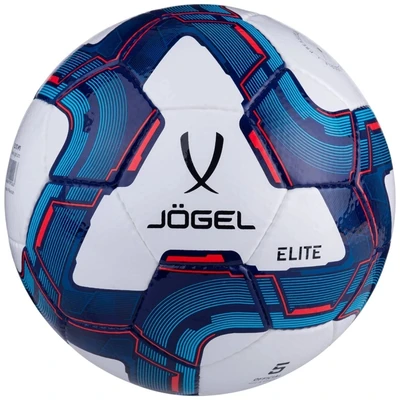 Мяч футбольный Jogel Elite №4, белый/синий/красный 1669480045