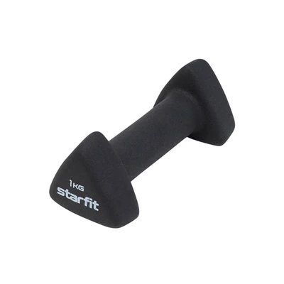 Гантель неопреновая STARFIT DB-205 1 кг, черный 1353528573