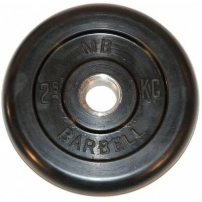Диск обрезиненный BARBELL MB (металлическая втулка) 2,5 кг / диаметр 26 мм 1651824459