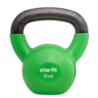 Гиря виниловая STARFIT DB-401, 8 кг, зеленый 1082280506
