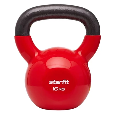 Гиря виниловая STARFIT DB-401 16 кг, красный. 635600349