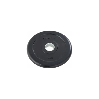 Диск обрезиненный черный STARFIT BB-202, 26 мм, 1 кг 1902689885