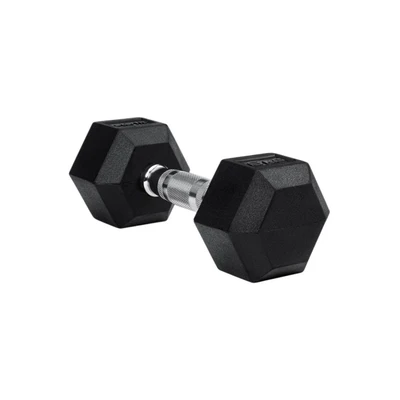 Гантель гексагональная STARFIT DB-301, 6 кг, обрезиненная, черный 1468335962
