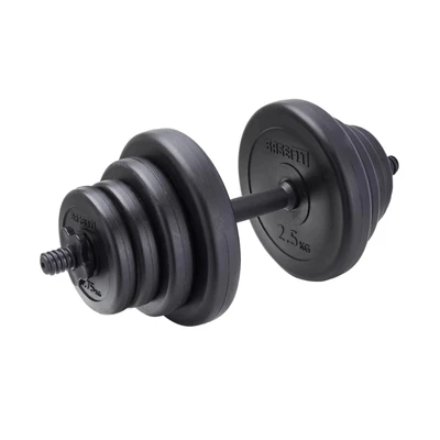 Гантель разборная пластиковая в коробке BASEFIT DB-717, 11,5 кг 980433166