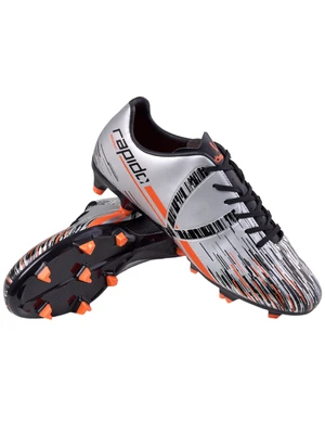 Бутсы футбольные J_gel Rapido FG Silver/black, детские 1087731524