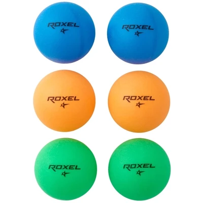 Мяч для настольного тенниса Roxel 1* Color Bounce, 6 шт. 1516147969