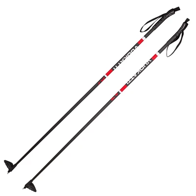 Лыжные палки VUOKATTI 110 Black/Red 100% стекловолокно (5) 1834232127