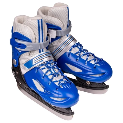 Коньки раздвижные BlackAqua AS-405, синий 1642893891