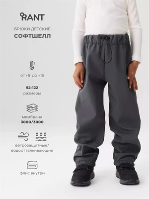 Брюки софтшел Rant Скаут 170/2 графит 580605449