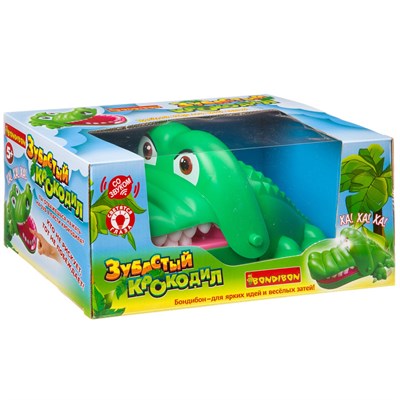 Настольная игра "ЗУБАСТЫЙ КРОКОДИЛ" со светом и звуком Bondibon (арт. ВВ3692) 481981972