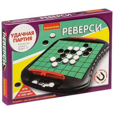 РЕВЕРСИ - настольная магнитная игра тм Bondibon (арт. ВВ4855) 253288418