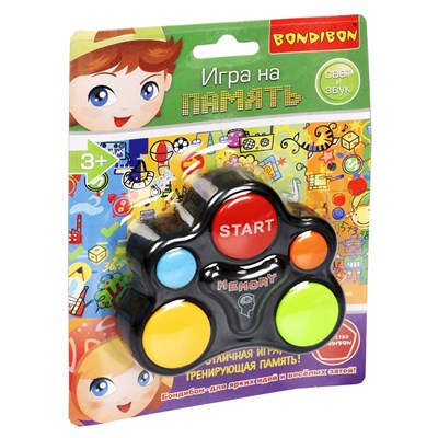 Настольная семейная игра "НА ПАМЯТЬ" со светом и звуком Bondibon (арт. ВВ5465) 1780646054