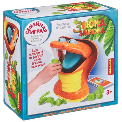 Настольная игра Bondibon "Злюка-змеюка" (арт. ВВ4581) 228185098