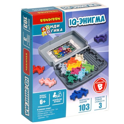 Настольная логическая игра "IQ-ЭНИГМА" БондиЛогика Bondibon (арт. ВВ5421) 1573022307