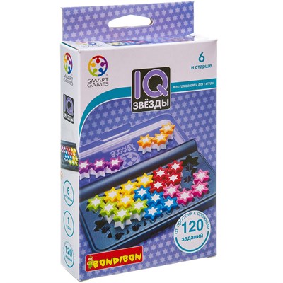 Логическая игра "IQ-Звёзды" Умные Игры / СмартГеймс / Smart Games Bondibon (арт. ВВ3066) 504499397