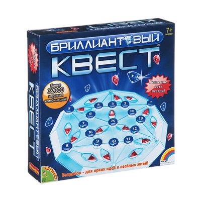 Настольная игра Bondibon "Бриллиантовый квест" (арт. ВВ1406) 957489602