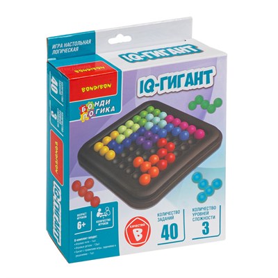 Игра-головоломка «IQ-ГИГАНТ» БондиЛогика Bondibon (арт. ВВ5562) 720607097