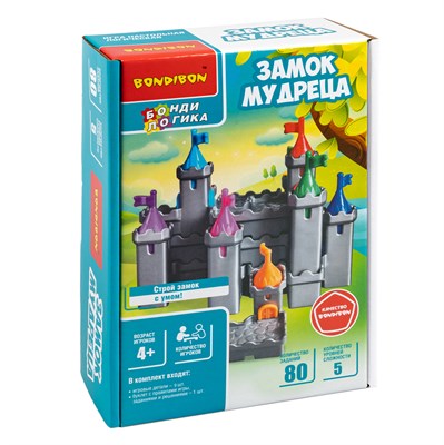 Настольная логическая игра головоломка ЗАМОК МУДРЕЦА БондиЛогика Bondibon (арт. ВВ6584) 1948572711