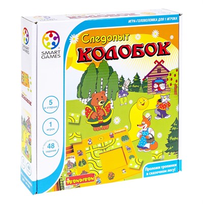 Логическая настольная игра "Следопыт Колобок" Умные Игры / СмартГеймс / Smart Games Bondibon (арт. ВВ0518) 2065165669