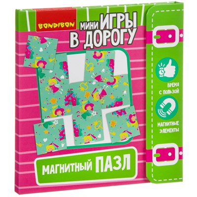 Мини-игры в дорогу "МАГНИТНЫЙ ПАЗЛ. ФЕИ" Bondibon (арт. ВВ3562) 640115458