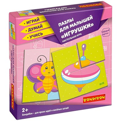 Настольная игра ПАЗЛЫ "ИГРУШКИ" Играй Думай Учись Bondibon (арт. ВВ4336) 1614553337