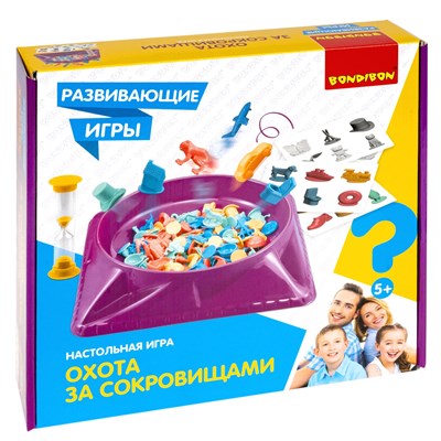 Развивающая настольная игра "ОХОТА ЗА СОКРОВИЩАМИ" Bondibon (арт. ВВ5369) 14596097