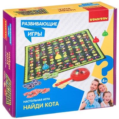 Развивающая настольная игра "НАЙДИ КОТА" Bondibon (арт. ВВ4510) 1148860153