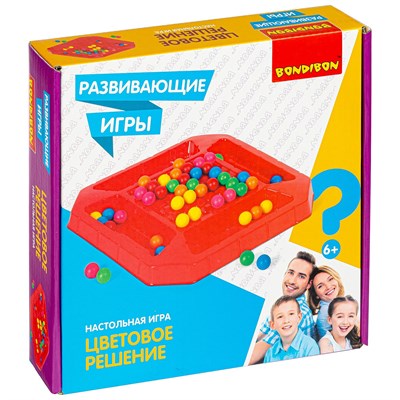 Развивающая настольная игра "ЦВЕТОВОЕ РЕШЕНИЕ" Bondibon (арт. ВВ4517) 1192025483