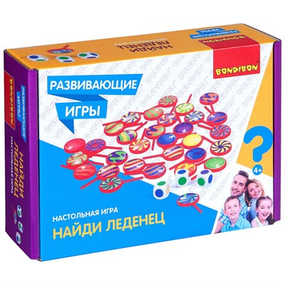Развивающая настольная игра "НАЙДИ ЛЕДЕНЕЦ" Bondibon (арт. ВВ4508) 1646605517
