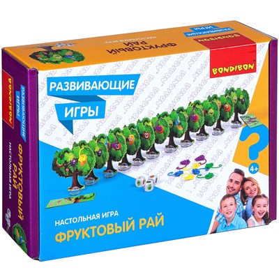 Развивающая настольная игра "ФРУКТОВЫЙ РАЙ" Bondibon (арт. ВВ4507) 934770076