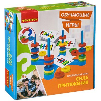 Обучающая настольная игра "СИЛА ПРИТЯЖЕНИЯ" Bondibon (арт. ВВ3450) 840290809