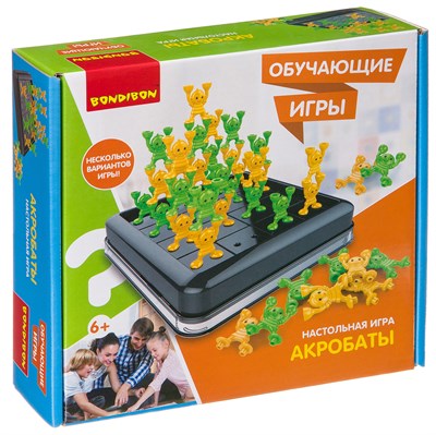 Обучающая настольная игра "АКРОБАТЫ" Bondibon (арт. ВВ3455) 1582365103